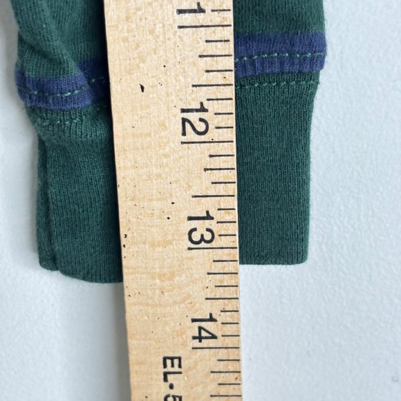 Polo Ralph Lauren Christmas Striped Rugby Shirt 4T Elbow Patches Collared Preppy - Picture 10 of 11